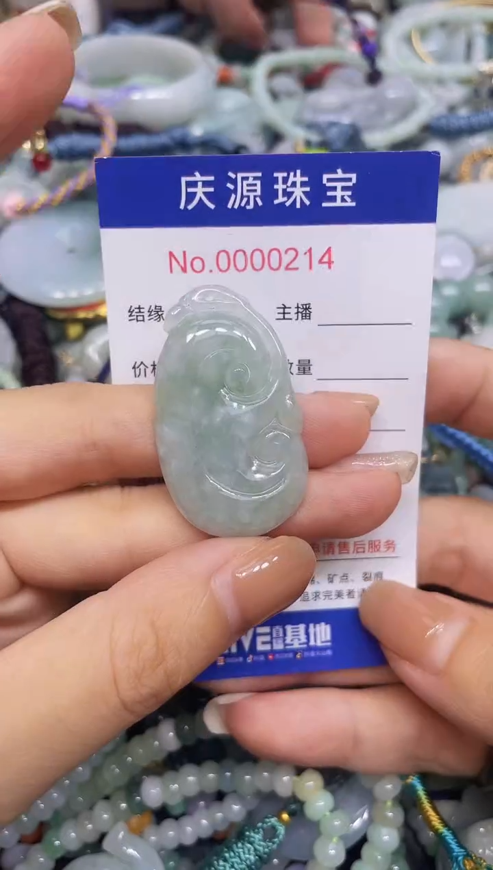 翡翠未镶嵌颈饰015（多样性发其一)