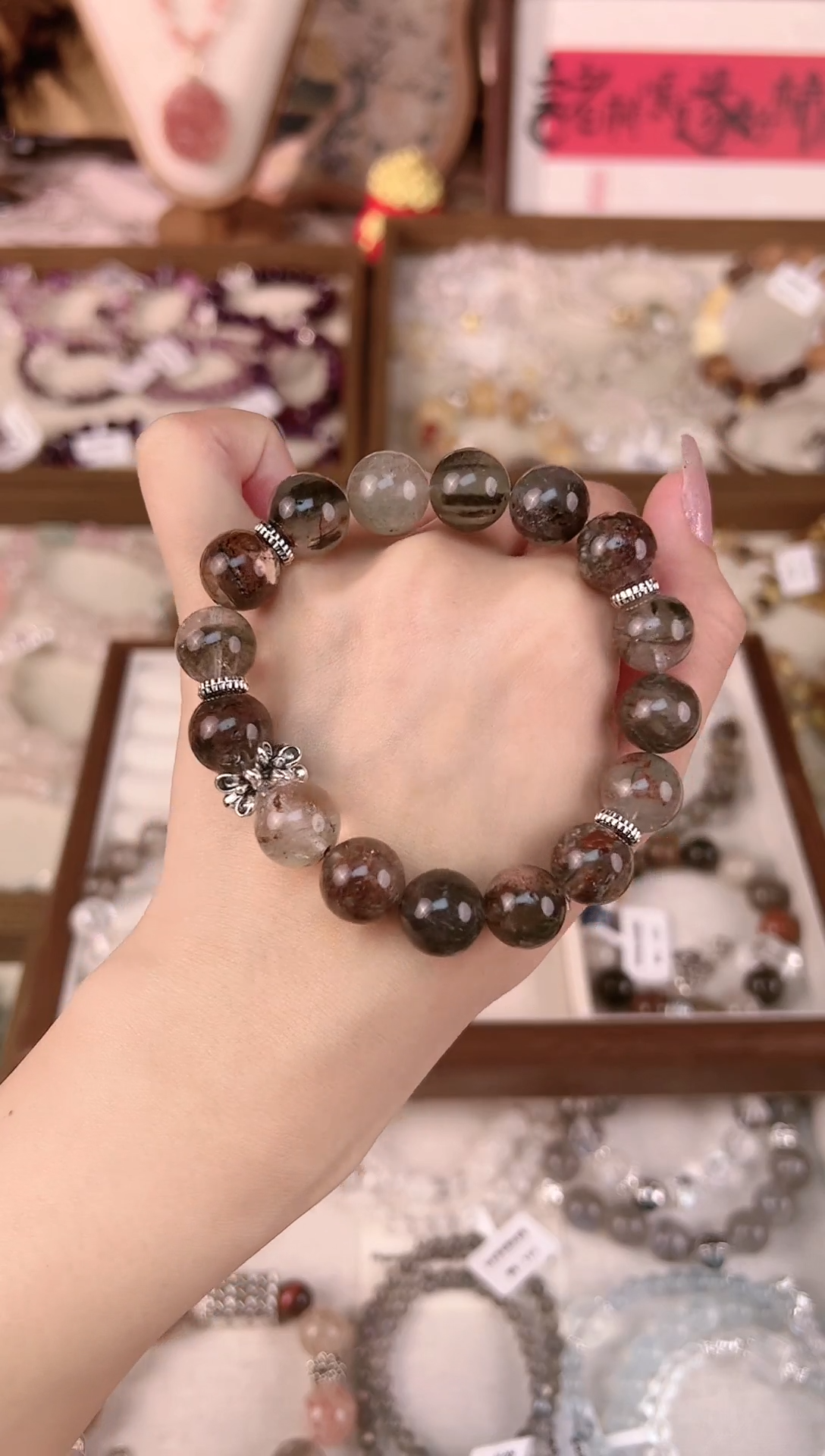 【闪购商品】水晶手串未镶嵌天然材质 多样性发货发其一 颜色微差