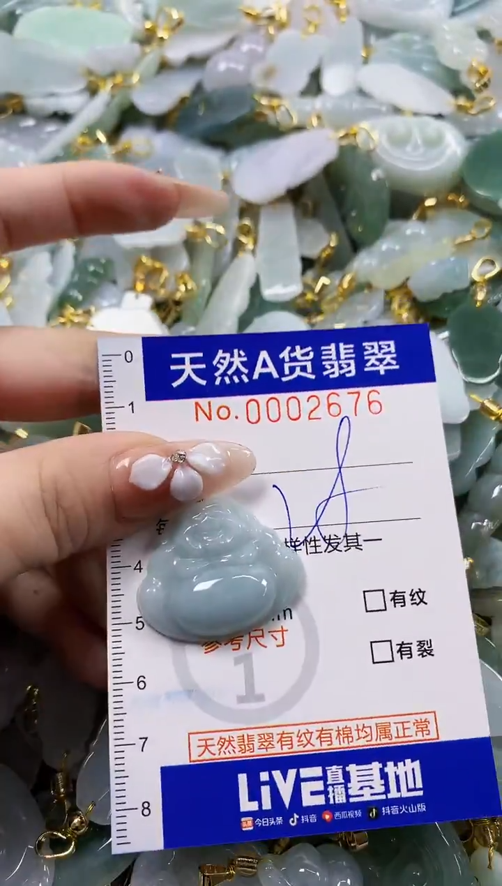 颈饰未镶嵌翡翠天然A货翡翠
