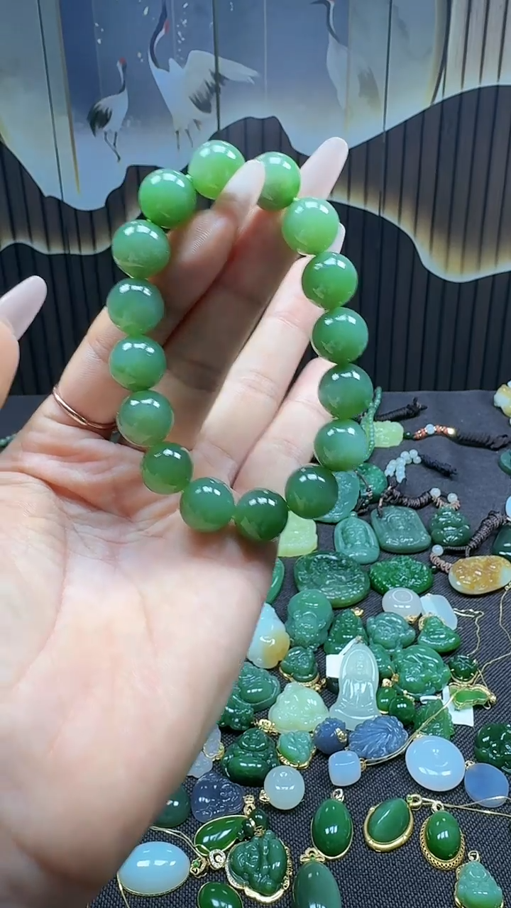 和田玉未镶嵌挂件12+