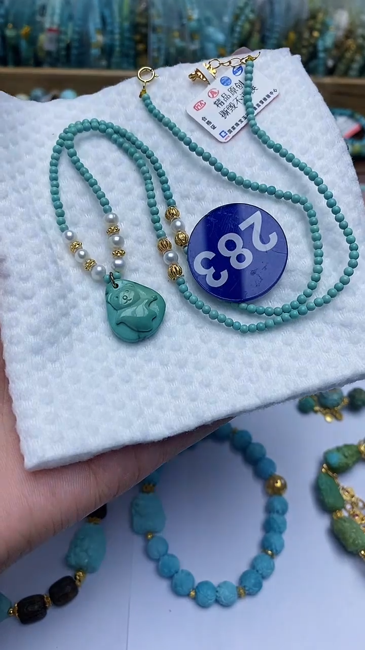 【闪购商品】绿松石项链未镶嵌283