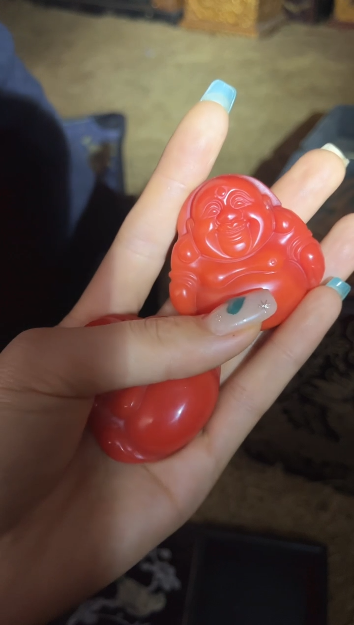 【闪购商品】【闪购商品】红色笑佛吊坠一个