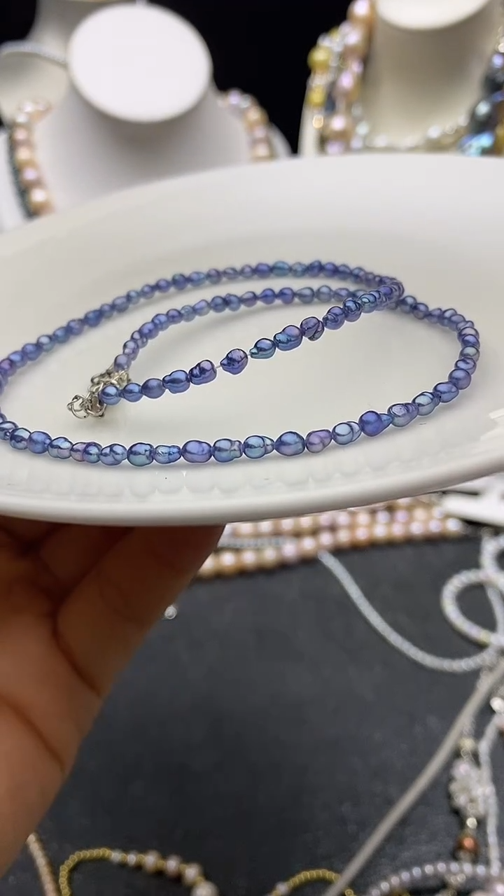 颈饰未镶嵌淡水珍珠多人