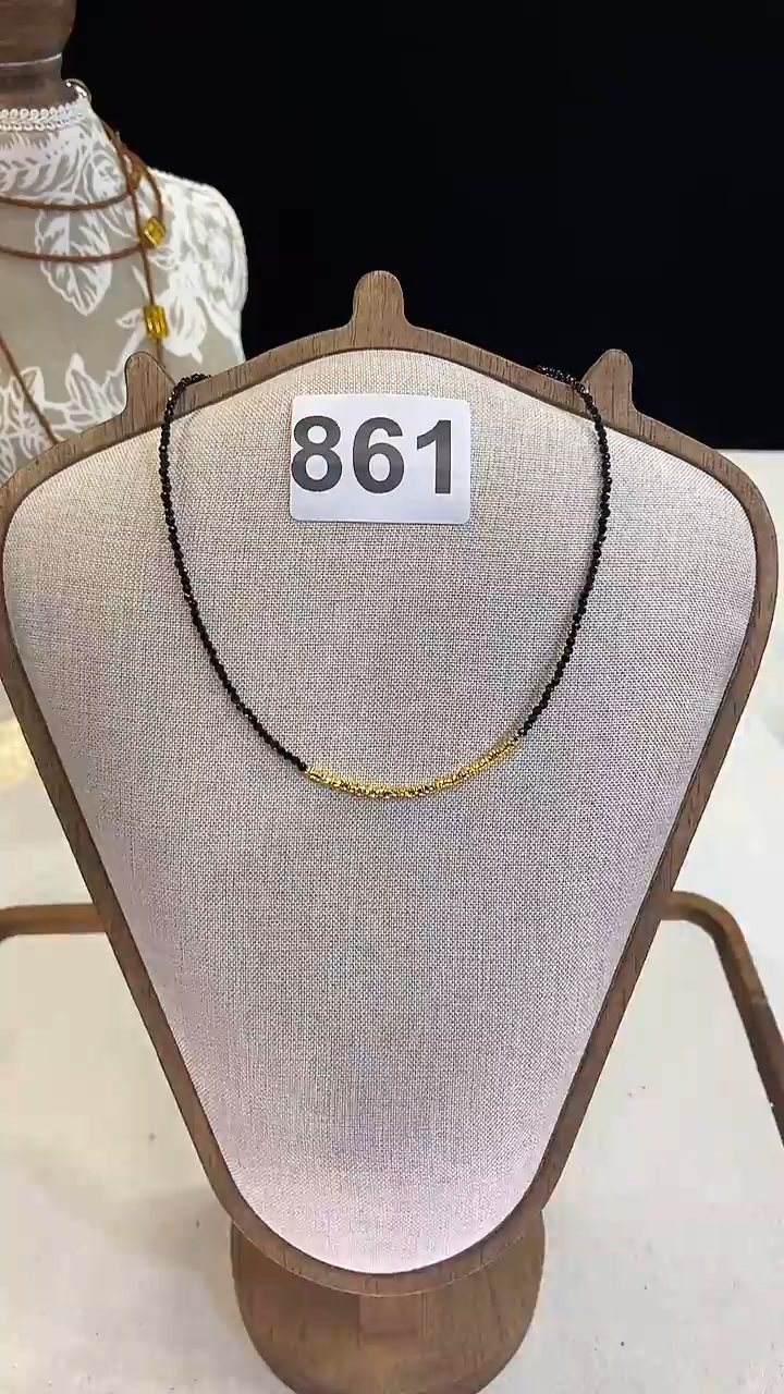 项链钛钢淡水珍珠861