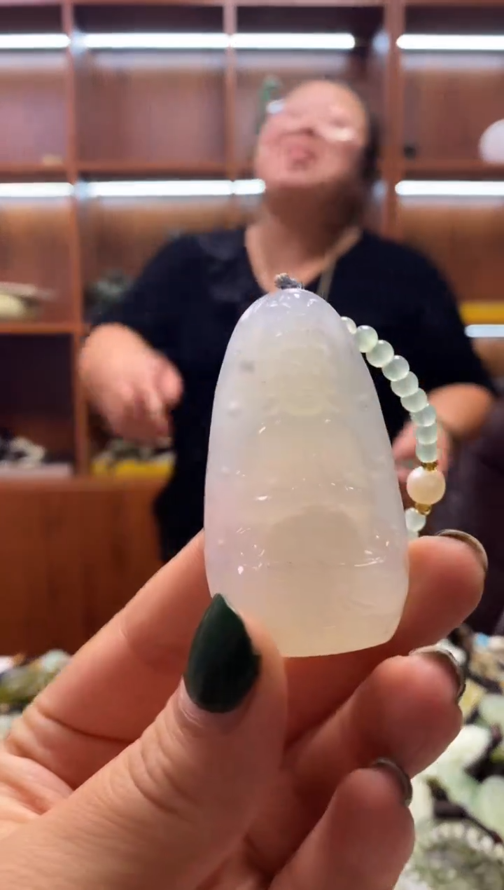 未镶嵌岫玉挂件 