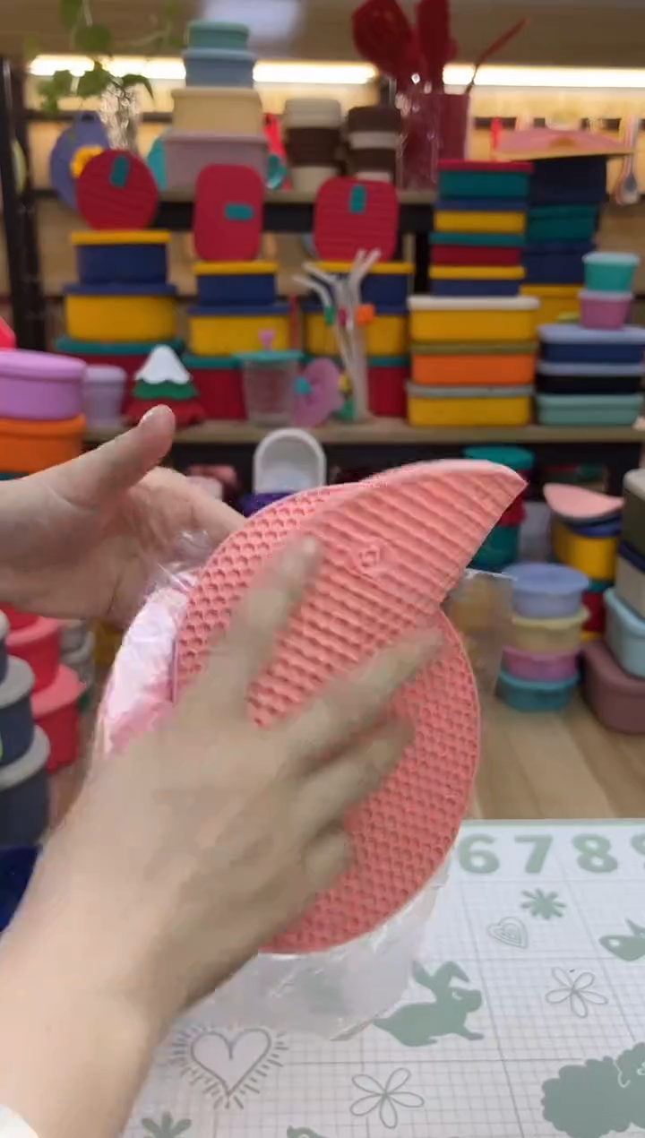 硅胶17.5CM 粉色圆形 发2个