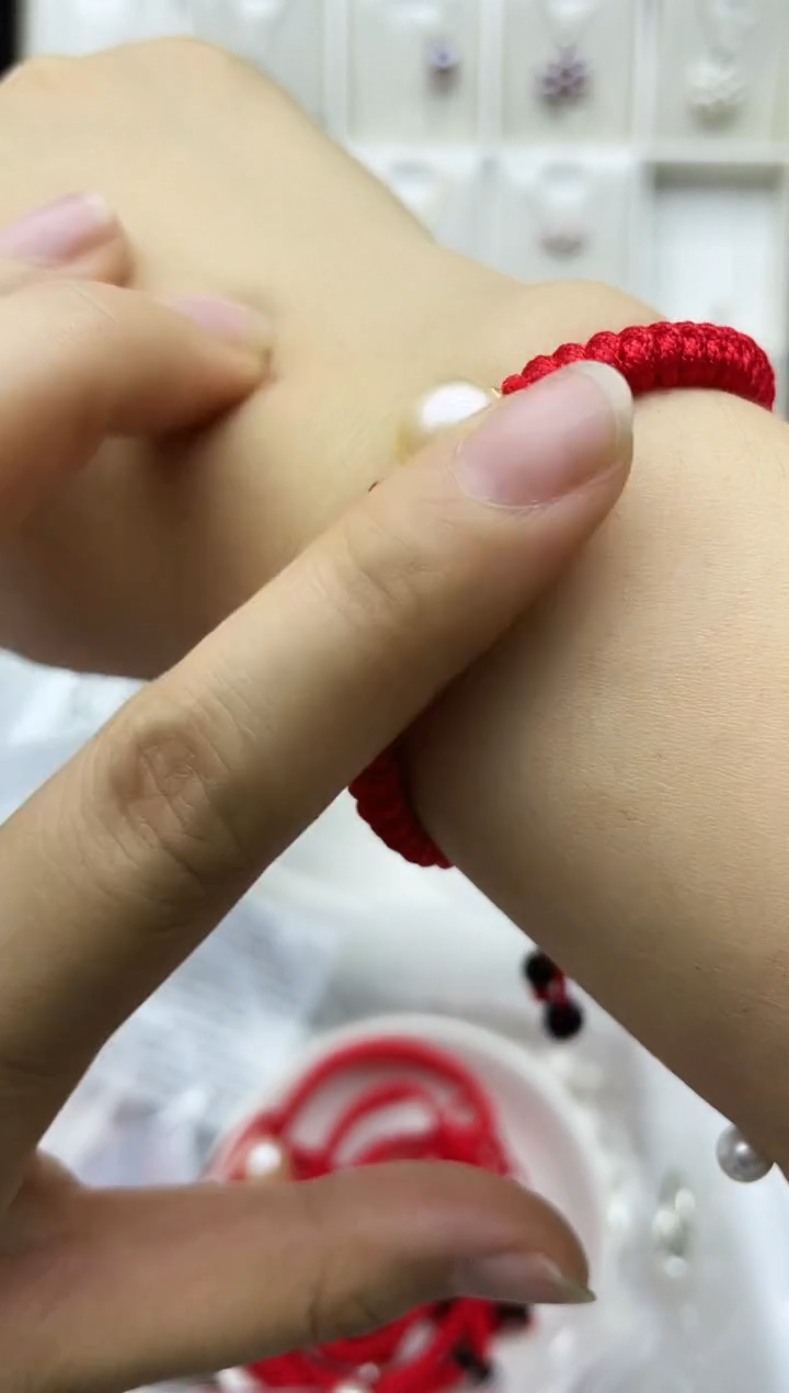 淡水珍珠手绳未镶嵌手链多其性发其一