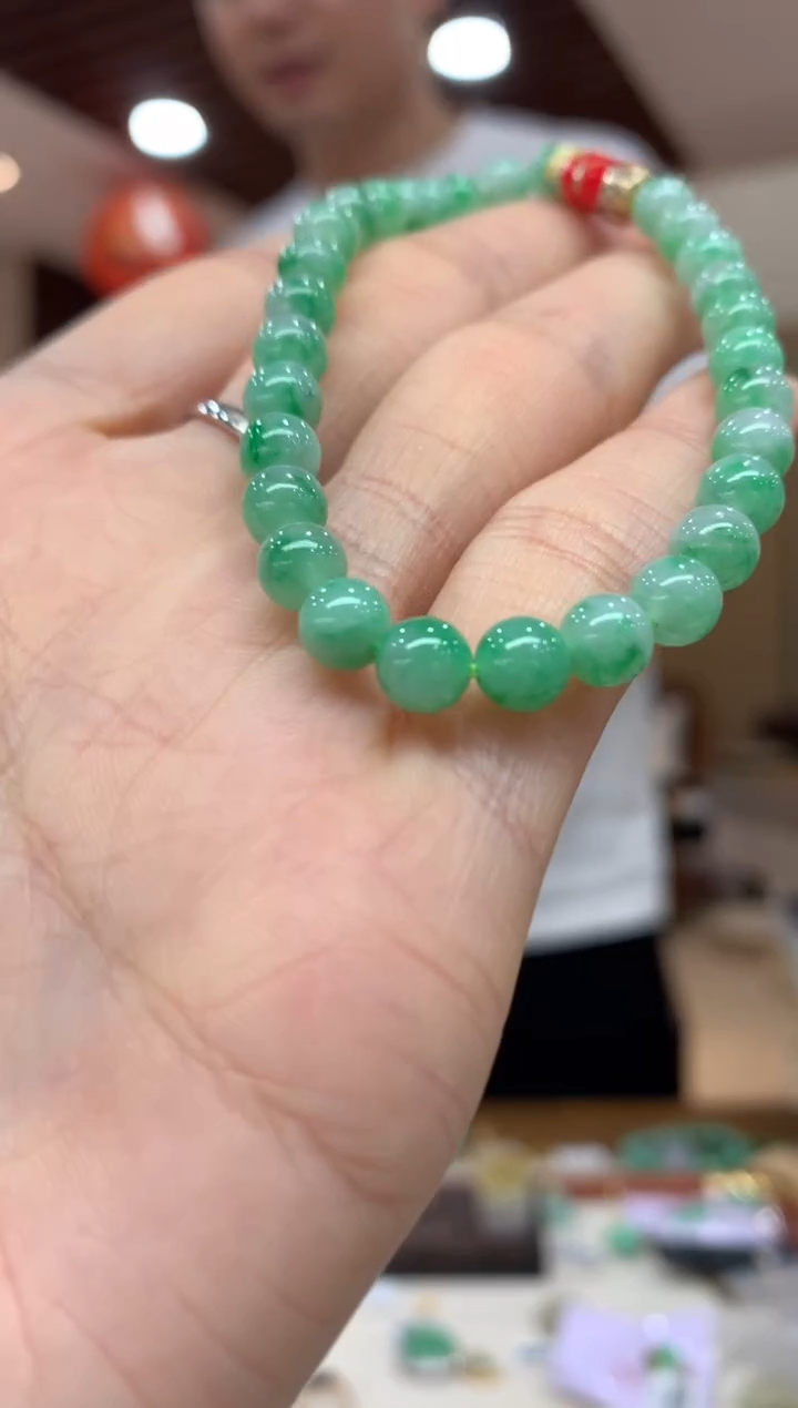 未镶嵌手串翡翠手串