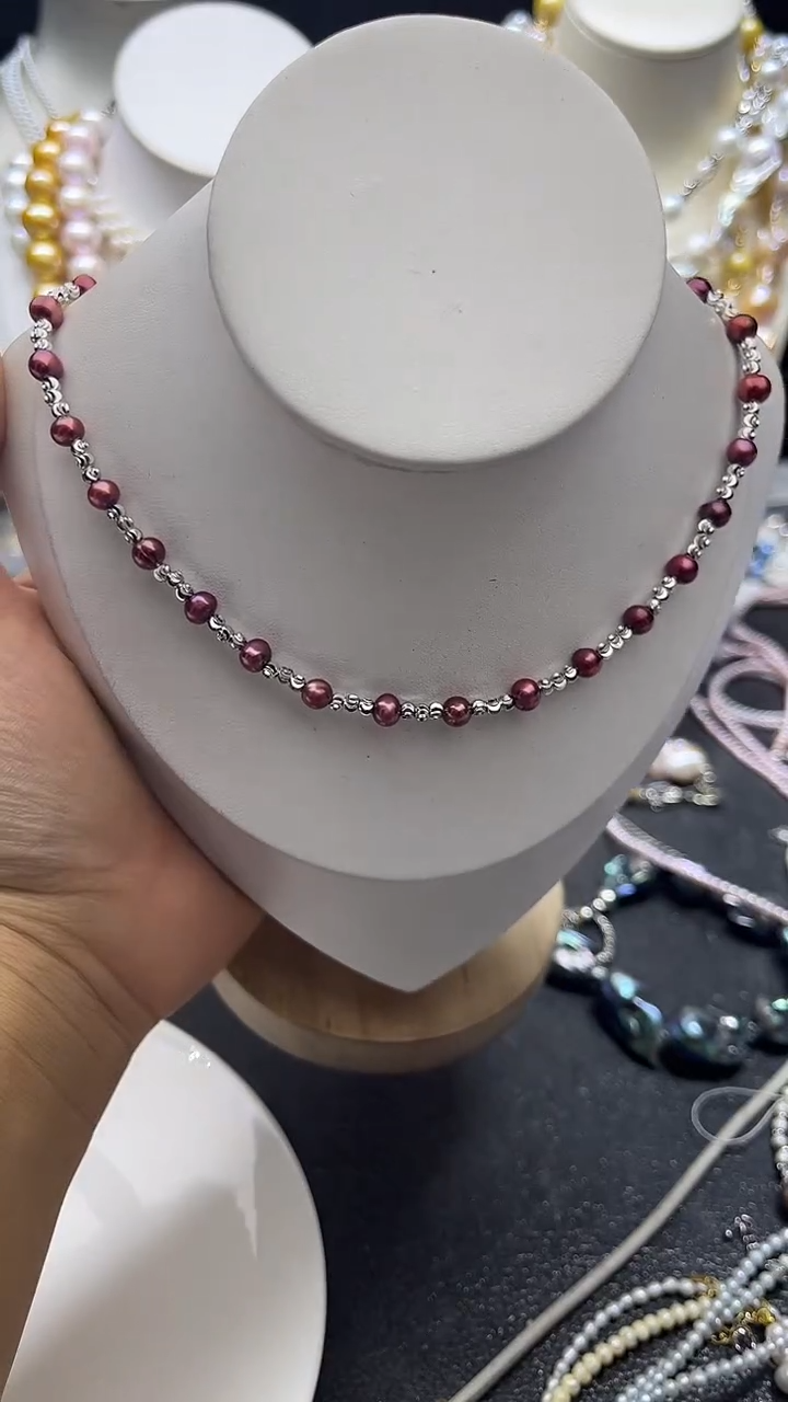 颈饰未镶嵌淡水珍珠多人