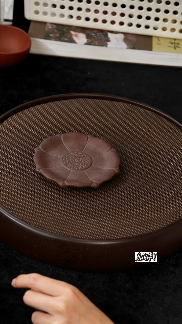 茶壶紫砂紫砂莲花壶承