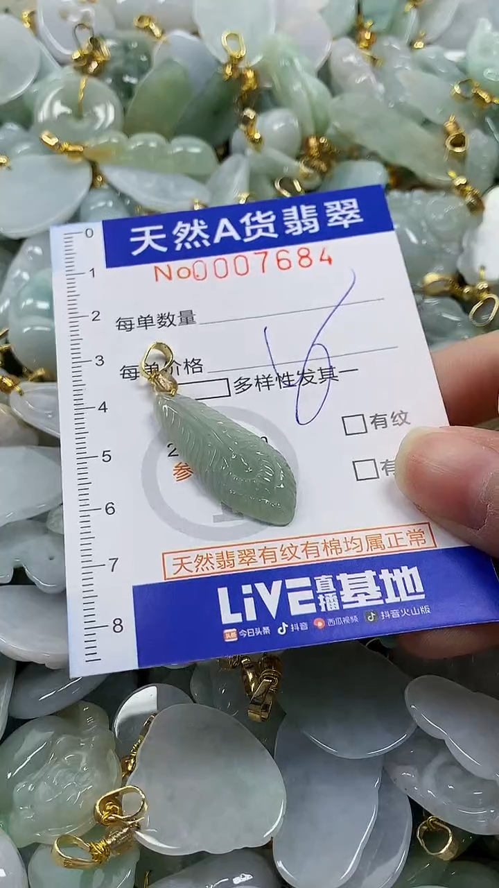 颈饰未镶嵌翡翠纯天然a货翡翠