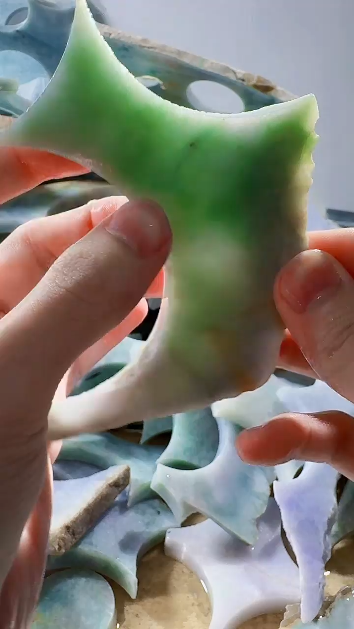 裸石翡翠天然缅甸翡翠1598