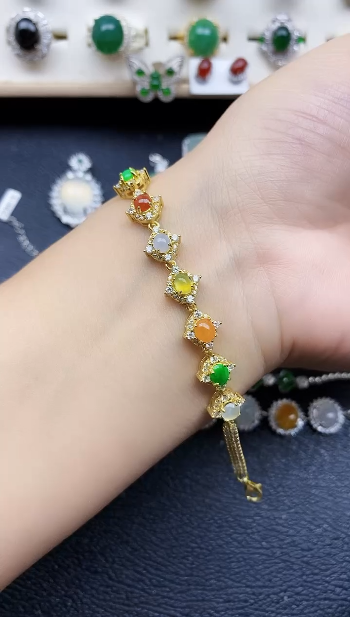 【闪购商品】翡翠戒指银S925镶嵌11111