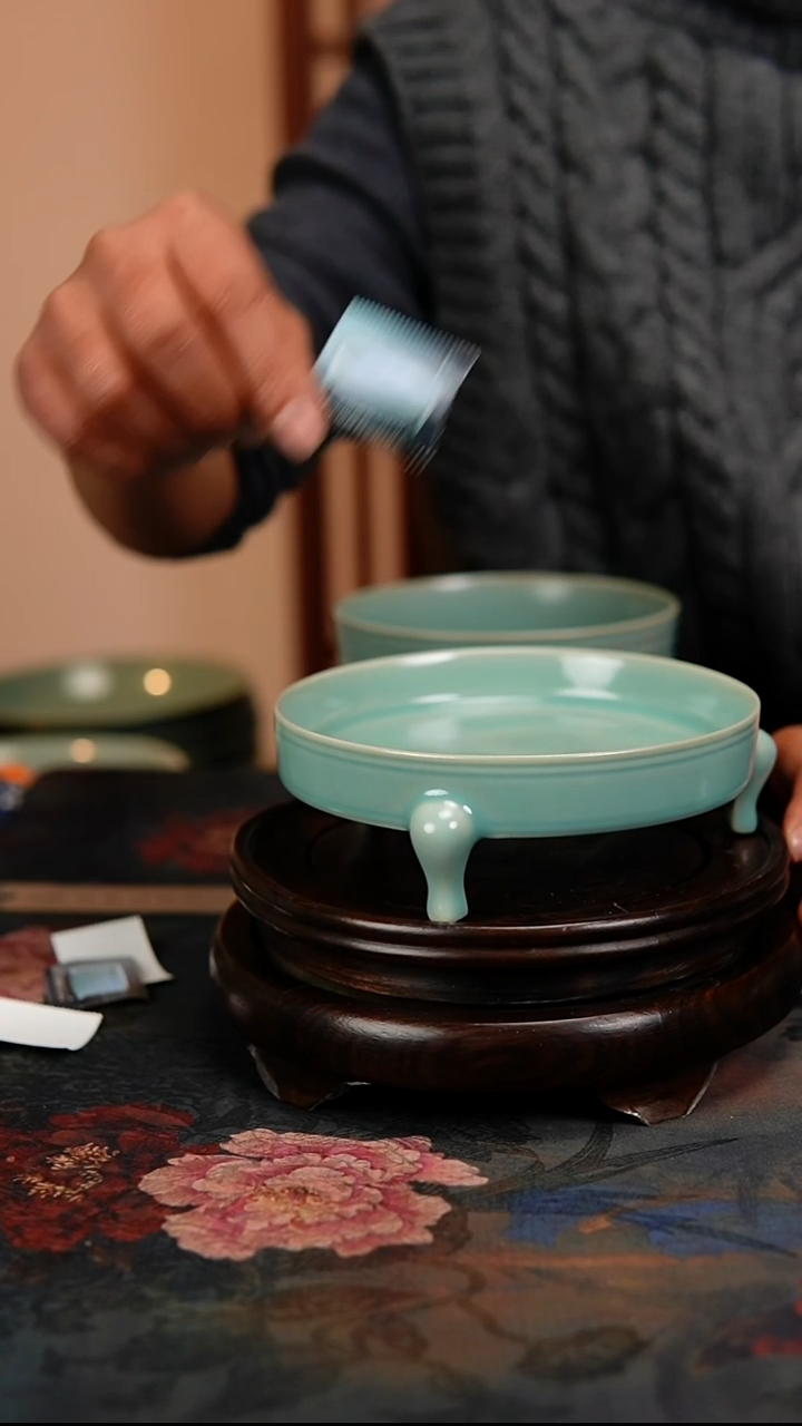 瓷片原产地原矿釉汝瓷