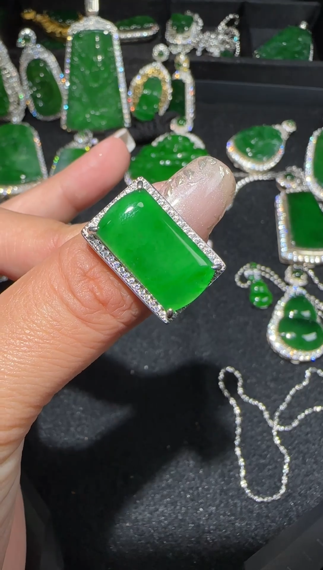 【闪购商品】翡翠戒指未镶嵌多样性发货拍一发一