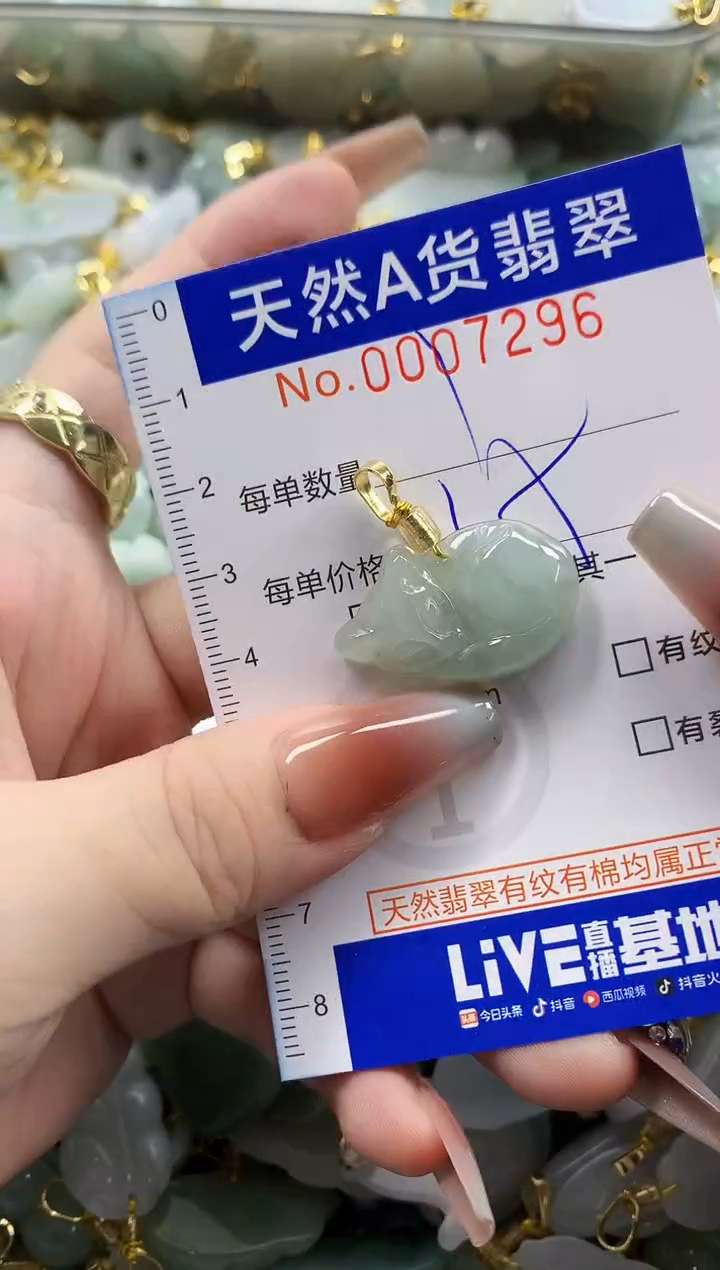 颈饰未镶嵌翡翠天然A货翡翠