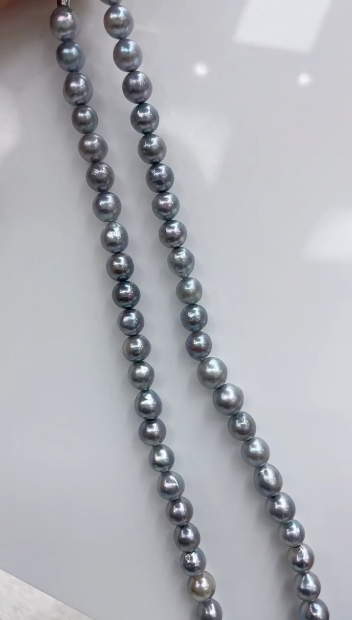 【闪购商品】海水珍珠颈饰银S925镶嵌海水珍珠项链