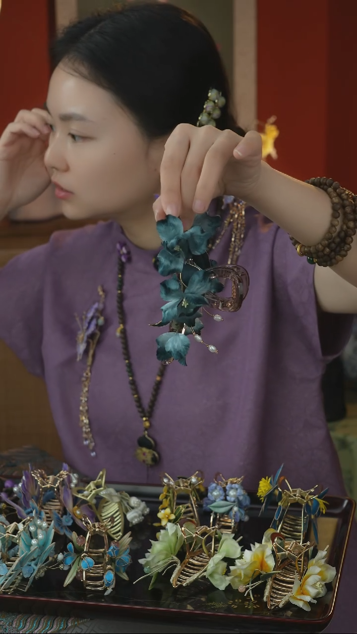 刺绣纯手工非遗国风饰品