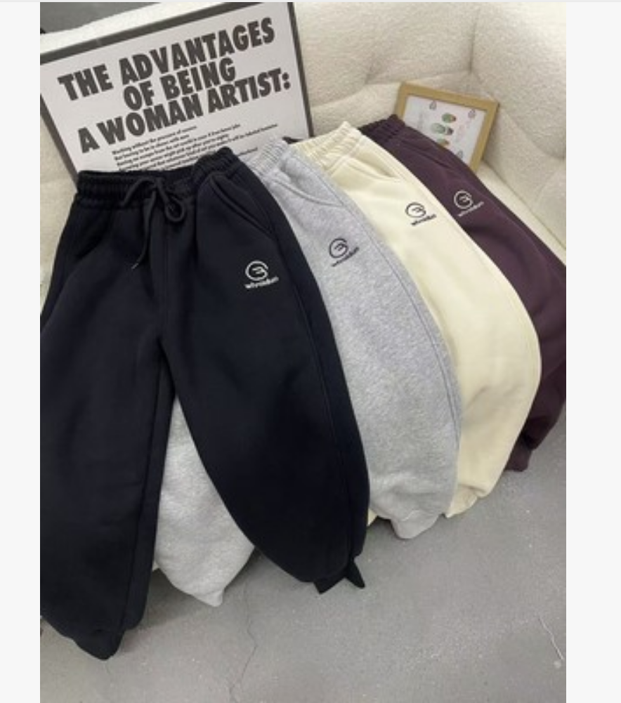 501024 韩版优选儿童休闲舒适洋气冬季时尚加绒休闲裤