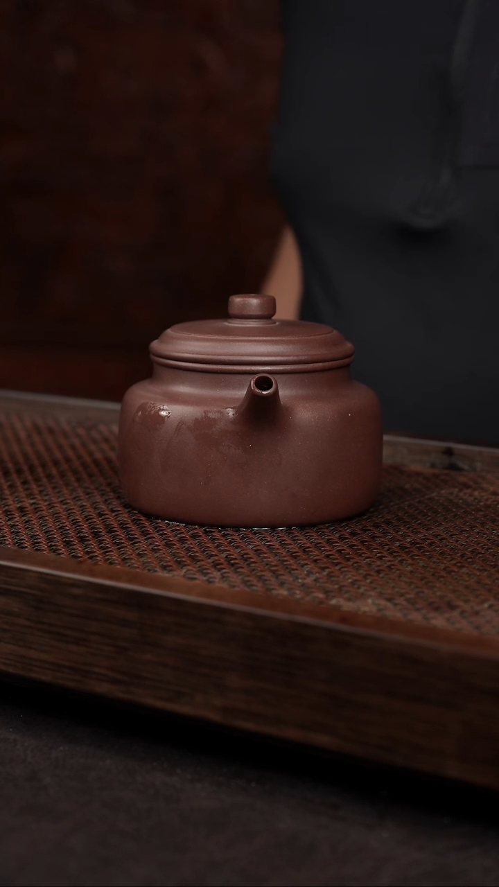 【闪购商品】紫砂茶壶老紫泥炮嘴大德钟