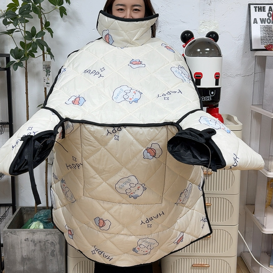 【二哥二嫂优选】2025新款加厚护肩挡风被