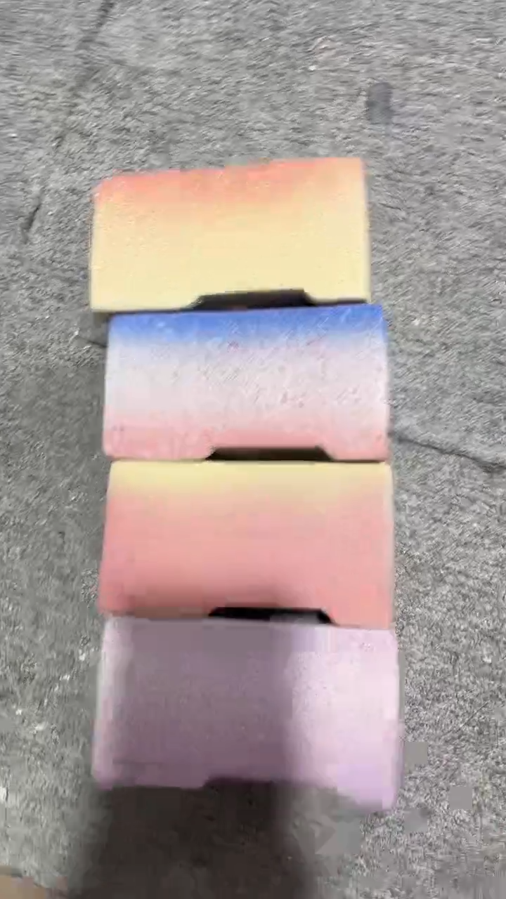 f****卷麦饭石粗陶多肉花盆四个