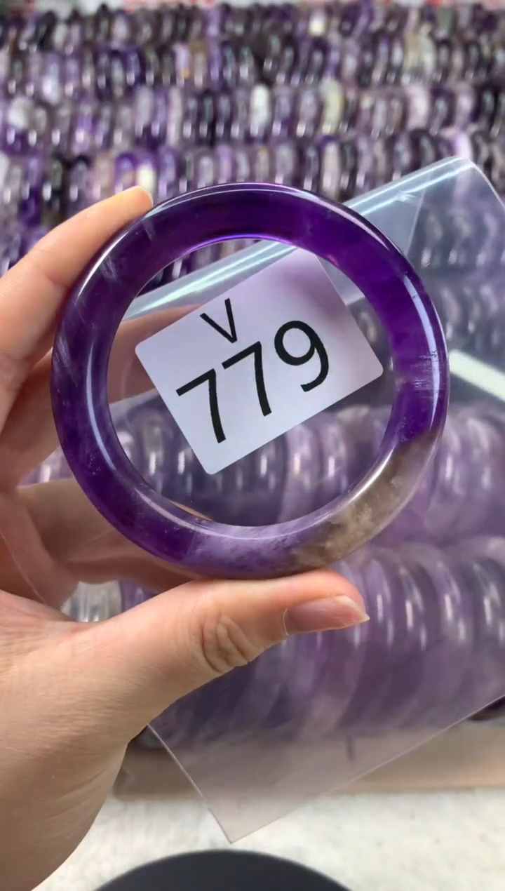 【闪购商品】水晶水晶手镯V未镶嵌779-53