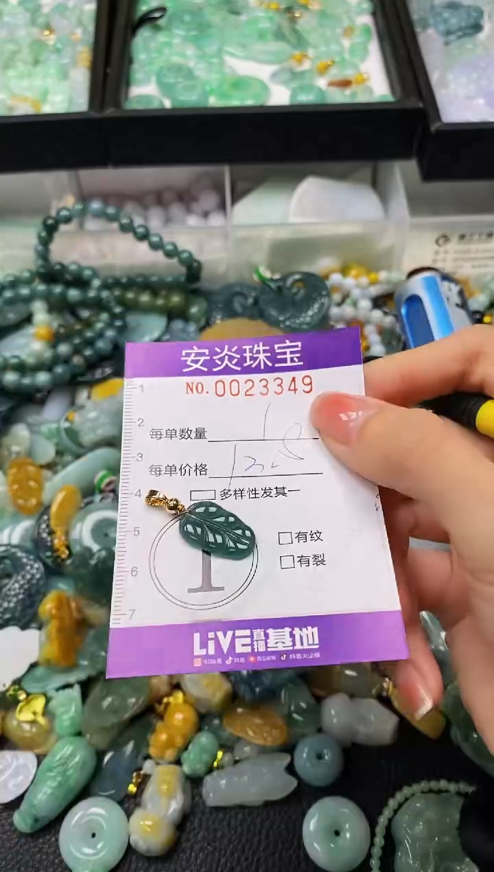 颈饰未镶嵌翡翠闪购0023349