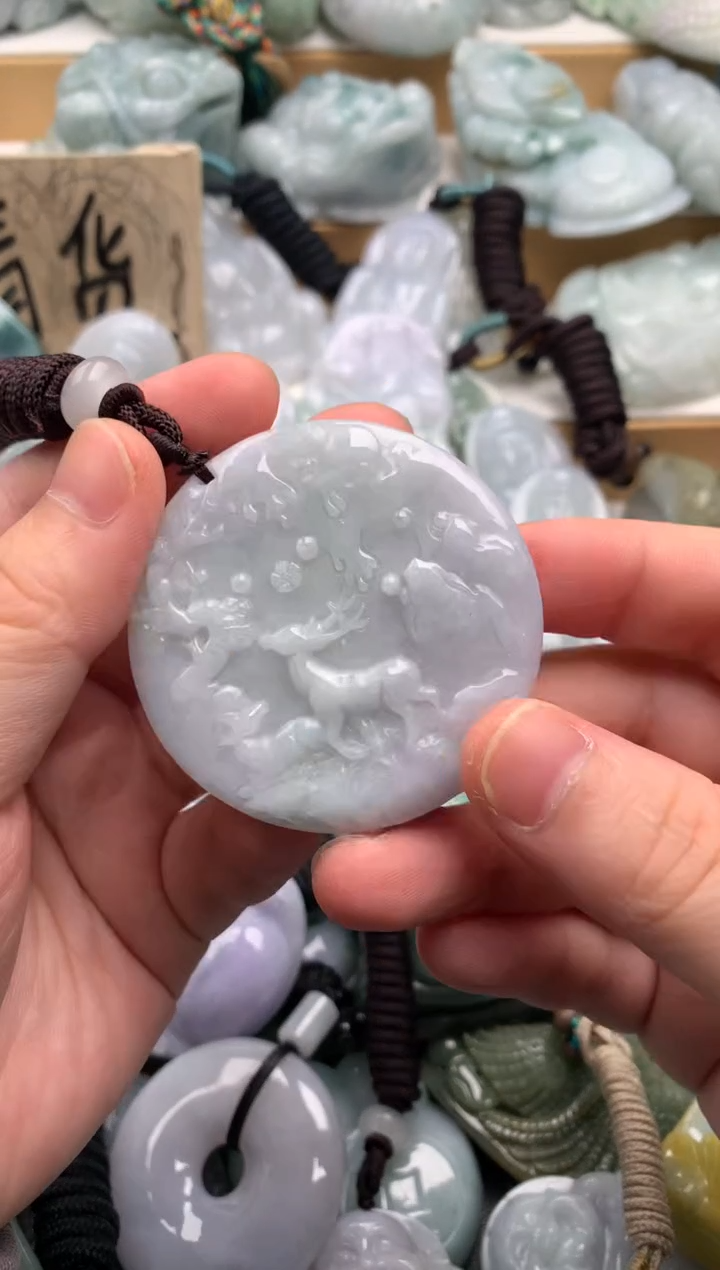 吊坠(不含链)未镶嵌翡翠1