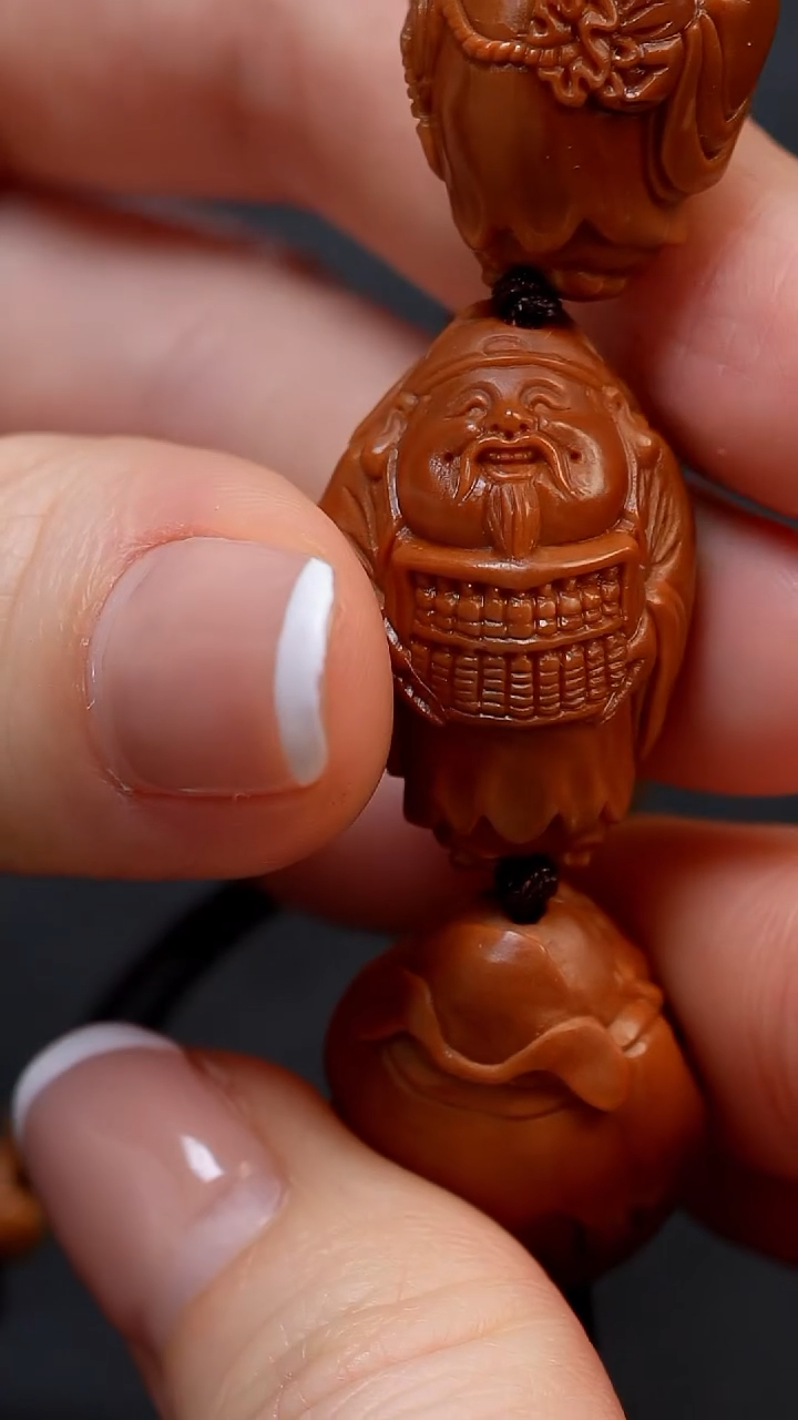 【闪购商品】橄榄核手串站立财神