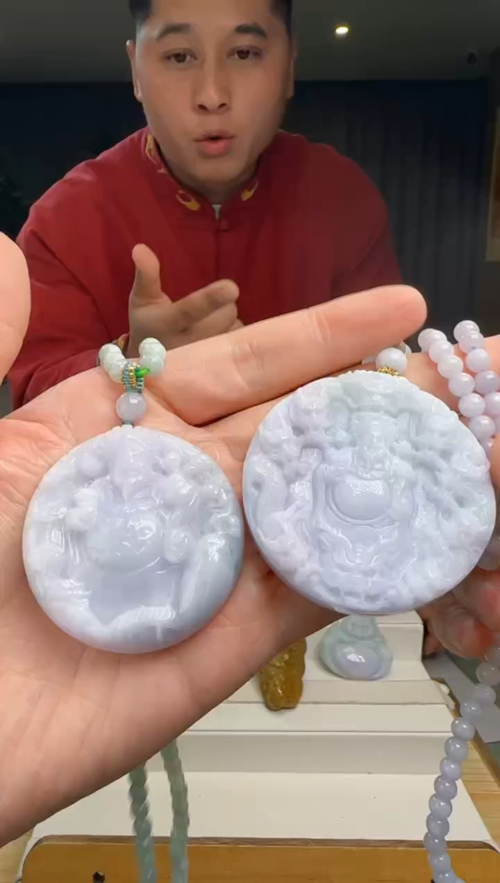 【闪购商品】翡翠吊坠(赠链)未镶嵌多样性发一对DY@@WS50212H00