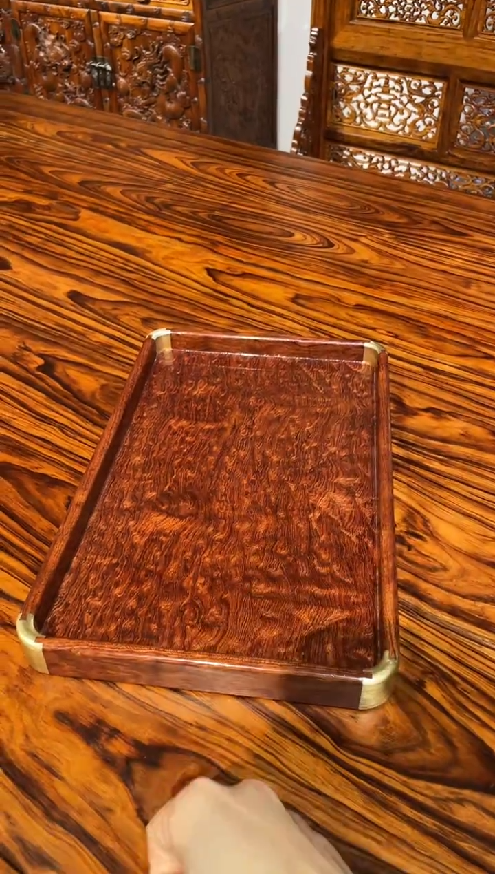 花梨木类花梨木茶盘 改价链接