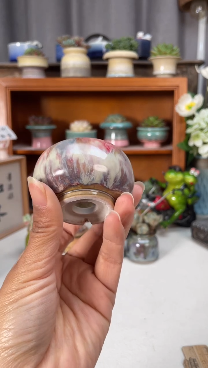 瓷片855知木小芳花盆编号