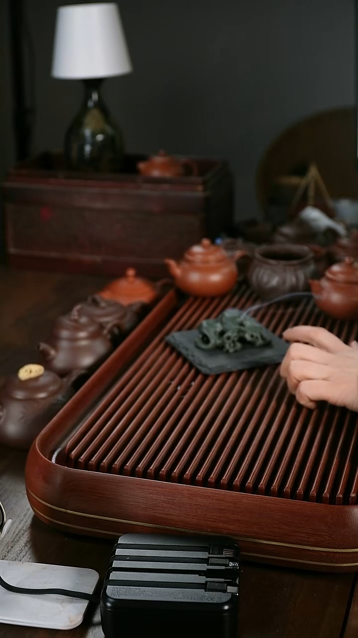 紫砂茶壶洛*太湖石香炉