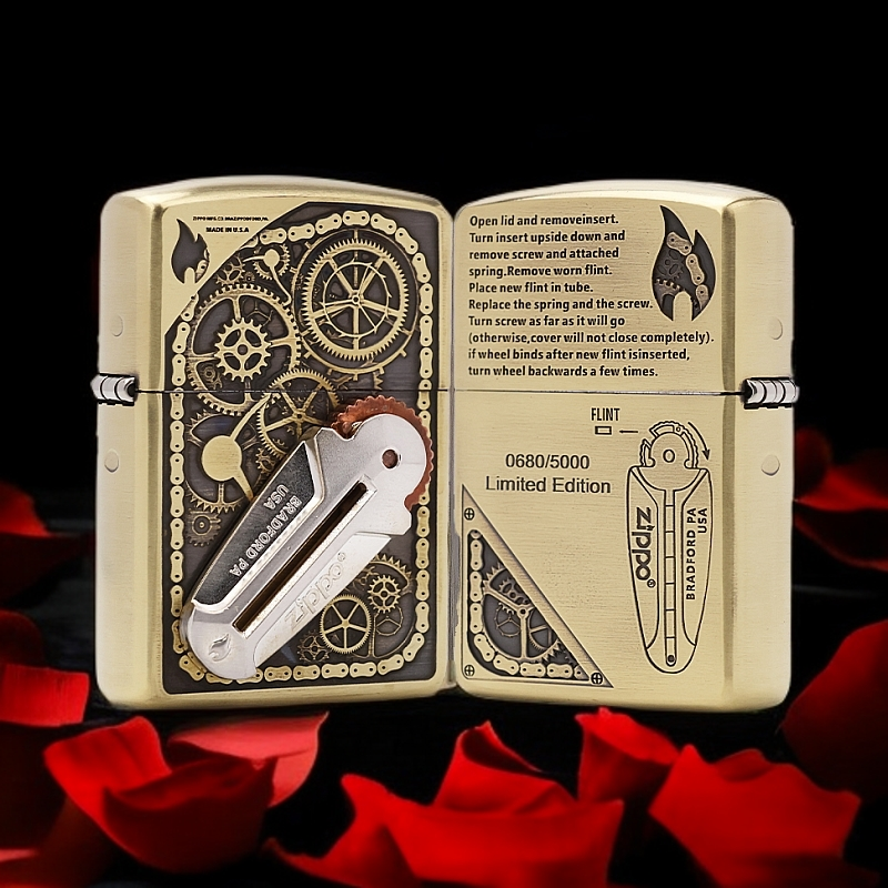 ZIPPO/之宝【工业时代火柴盒】盔甲机正品煤油打火机KF-DF