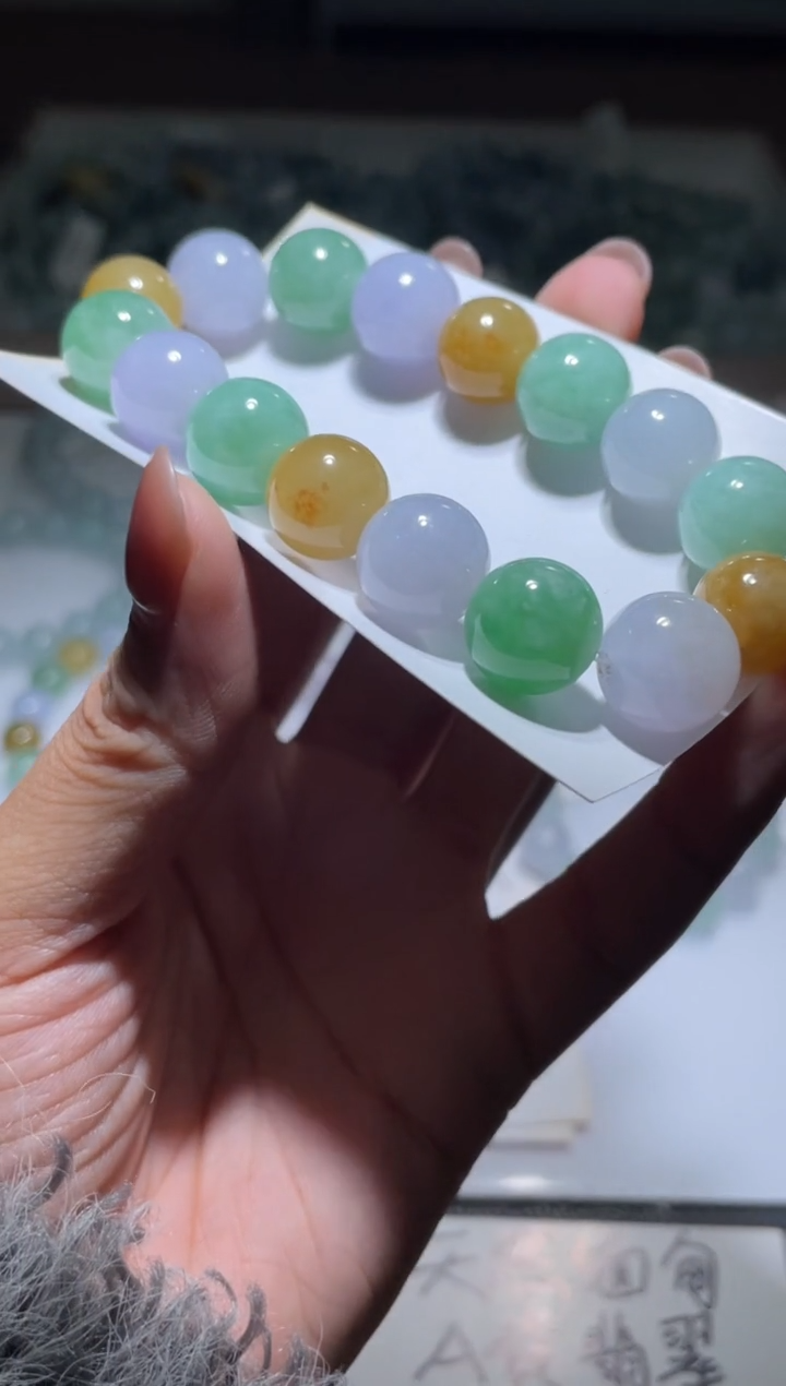 【闪购商品】定制翡翠未镶嵌翡翠手串