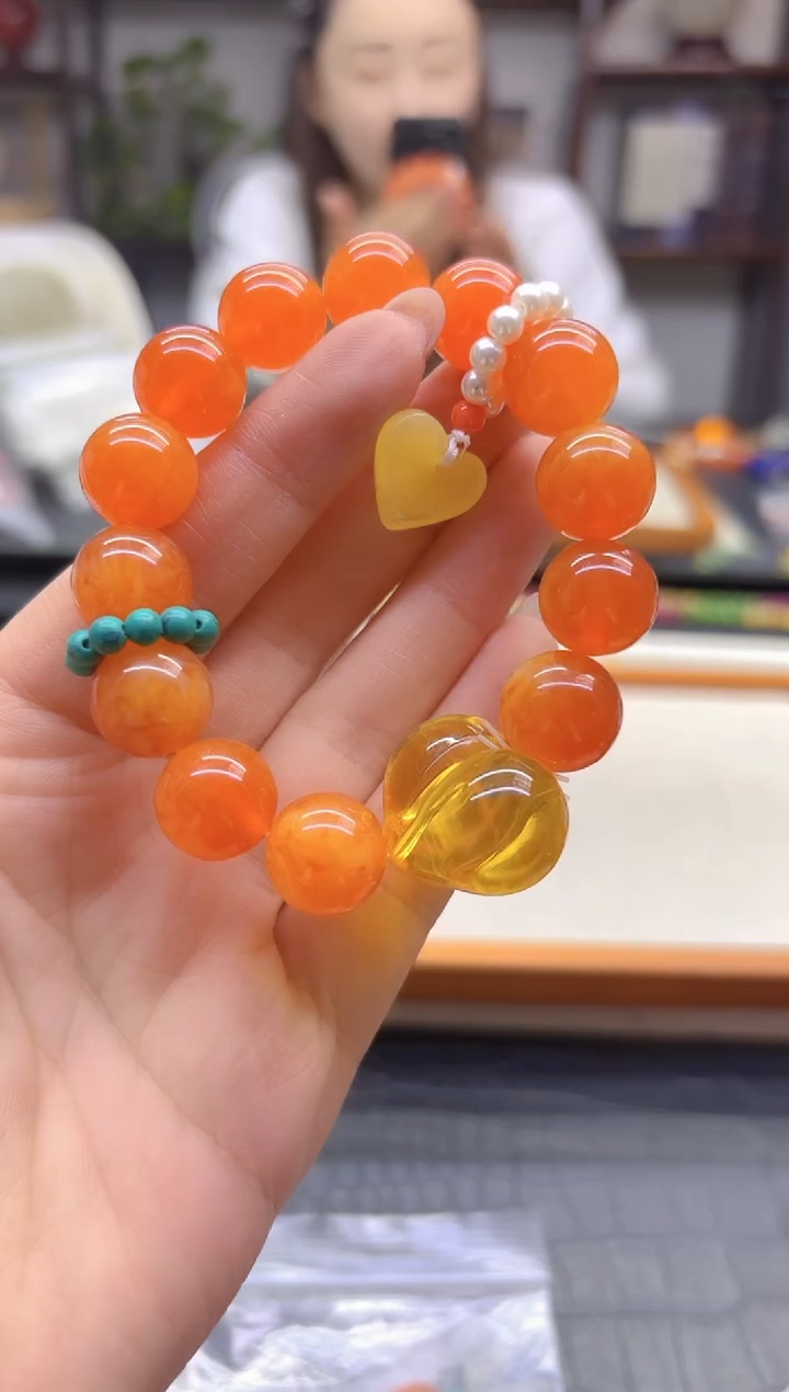 手链蜜蜡未镶嵌DIY款S882