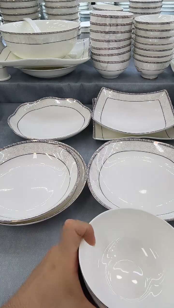 骨瓷玲珑5高4个 