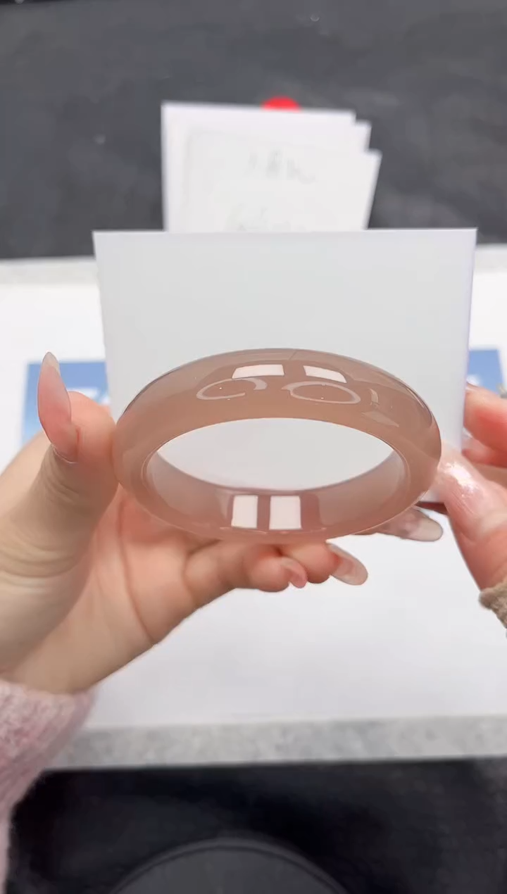 【闪购商品】石英质玉手镯未镶嵌L187-54