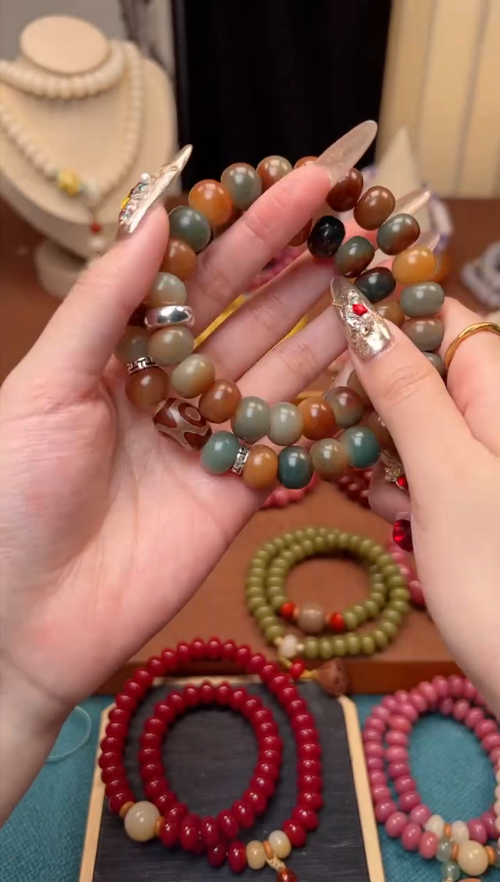 【闪购商品】库克手串未镶嵌敦煌双圈