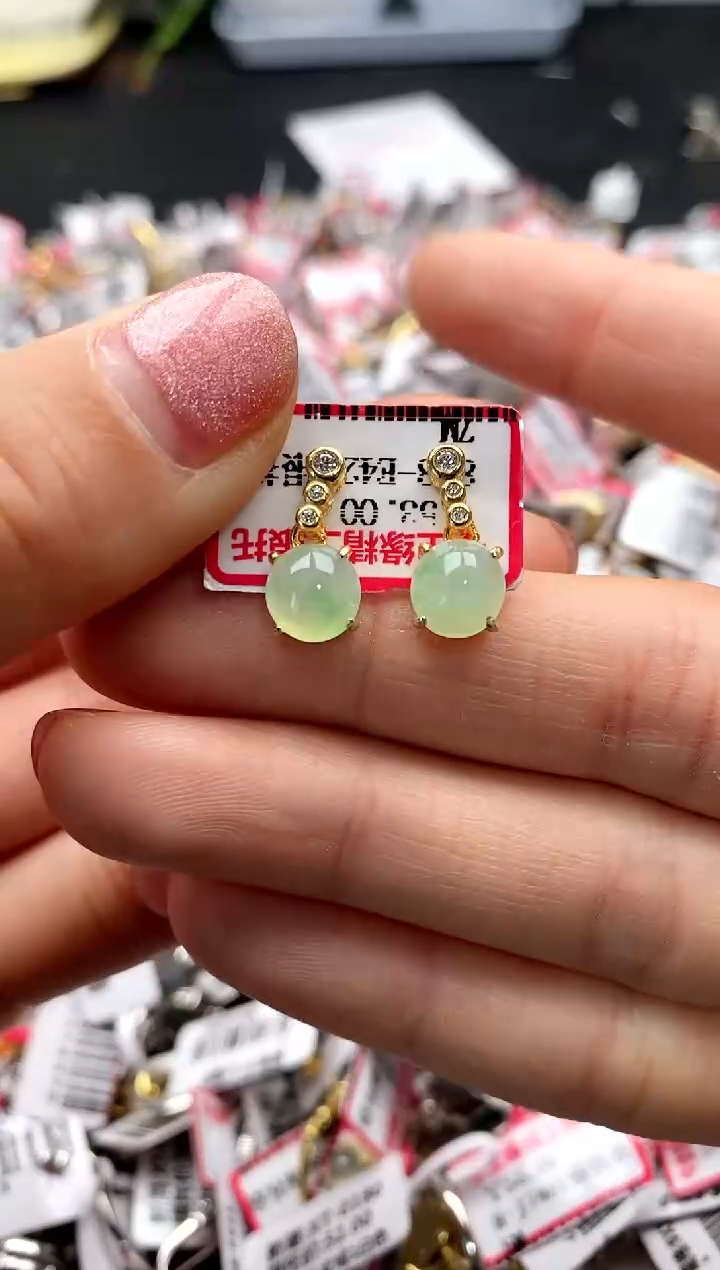 【闪购商品】翡翠戒指银S925镶嵌33333333     2