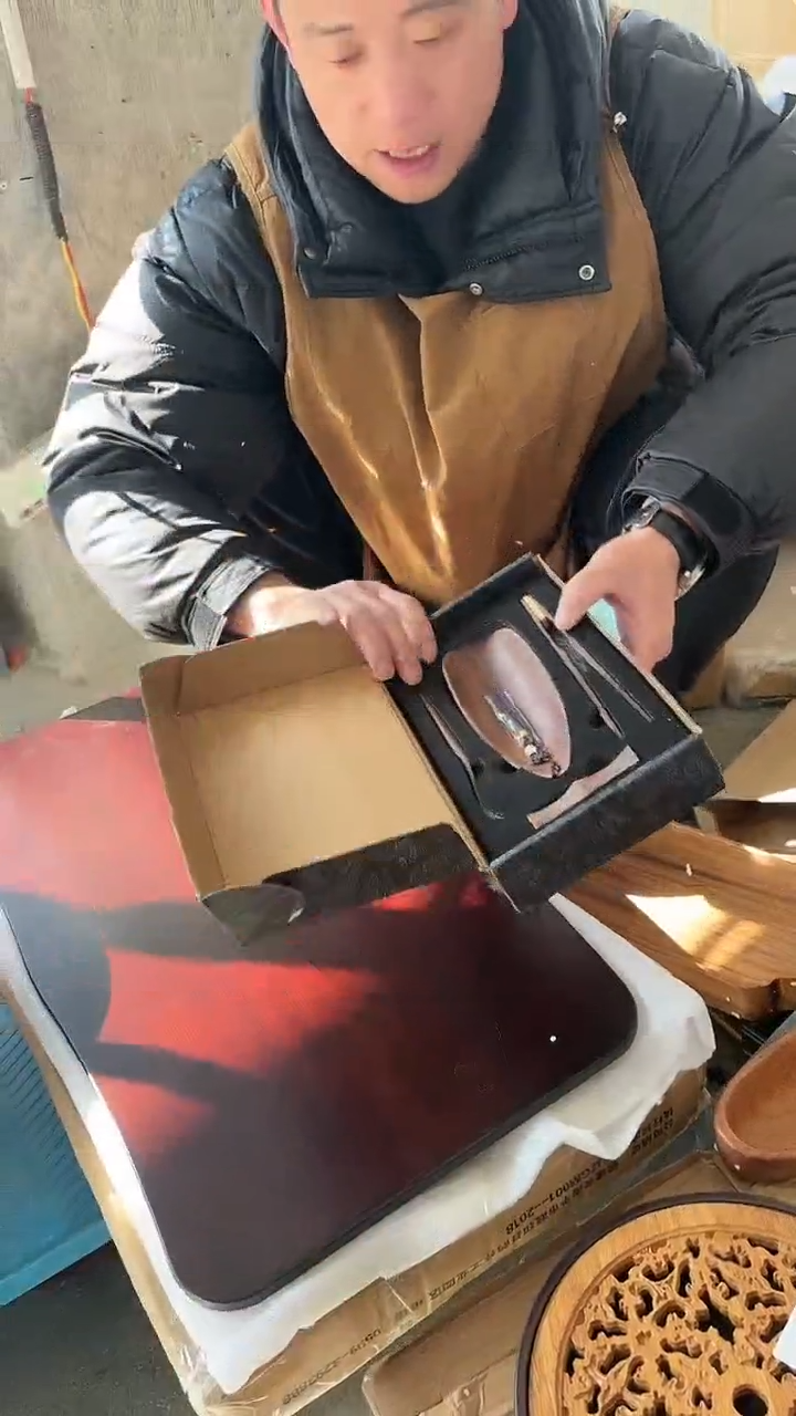 【闪购商品】黑胡桃茶则茶拨黑胡桃一套