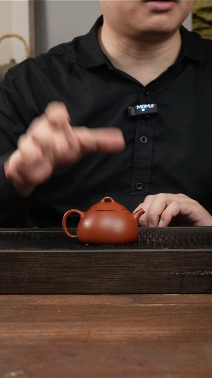 茶杯紫砂朱泥冬心秦权      100CC 