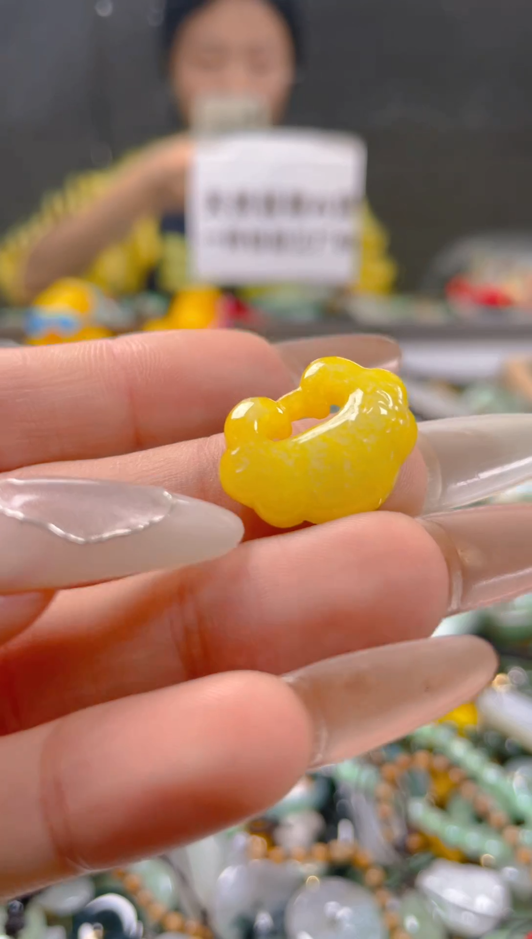【闪购商品】翡翠颈饰未镶嵌/M/翡翠A货一图一物