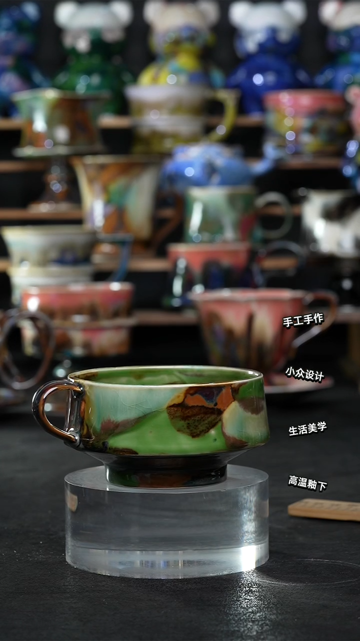 设计师款景德镇森涩手创陶瓷（食品级）089