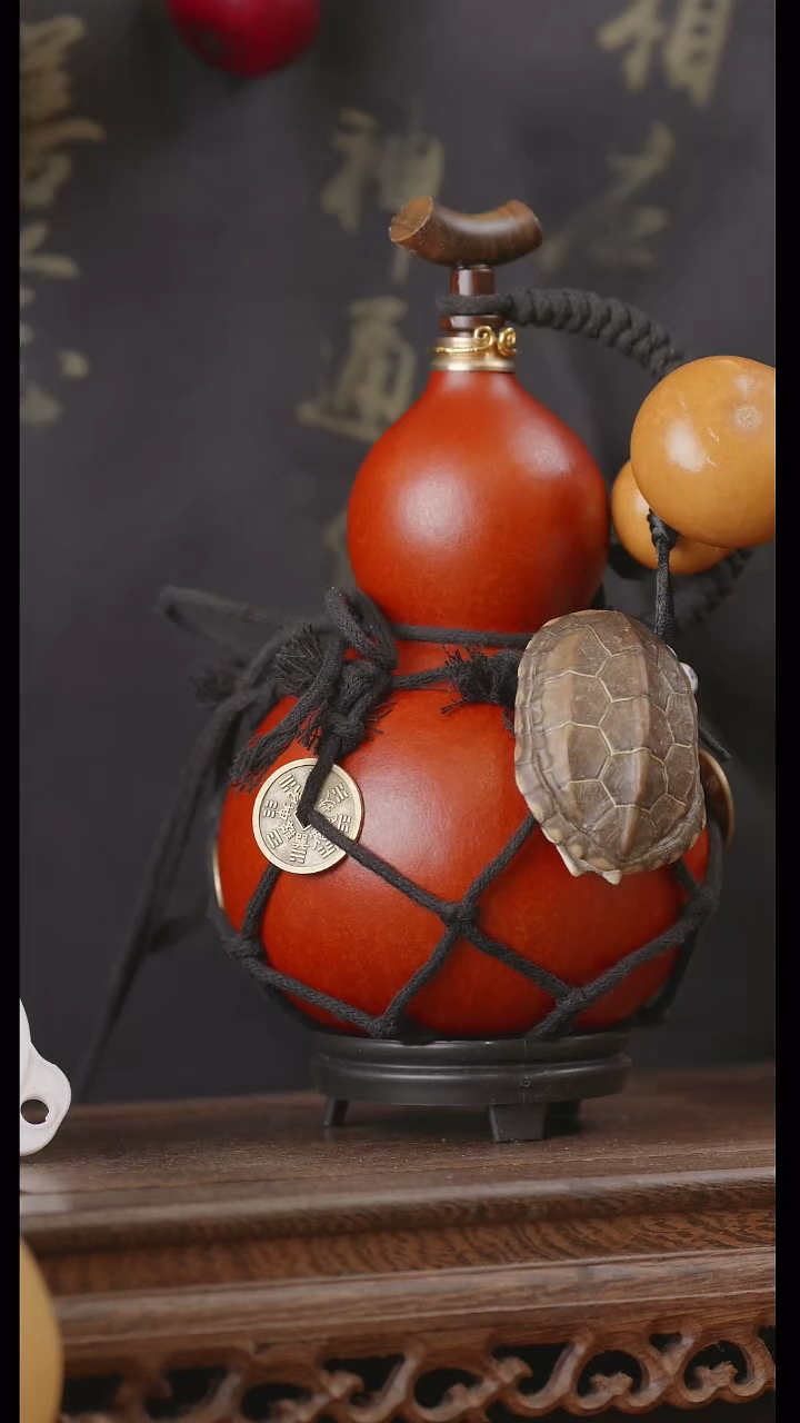 【闪购商品】101号精品天然大漆工艺防渗内胆酒葫芦~