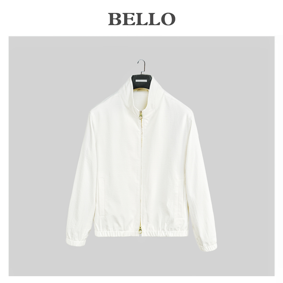 BELLO TESSU哈林顿G9拉链立领梭织外套FXHK8608