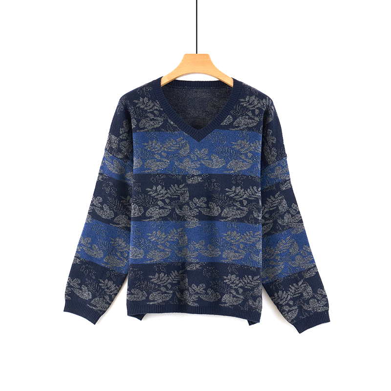 天山甄选XJ 2025秋冬新款时尚保暖显瘦V领针织衫-YTNL5835T