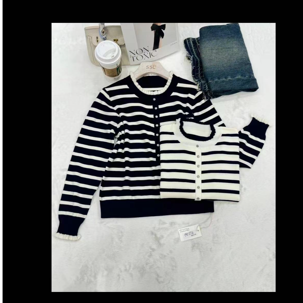 SSL条纹毛衫-----