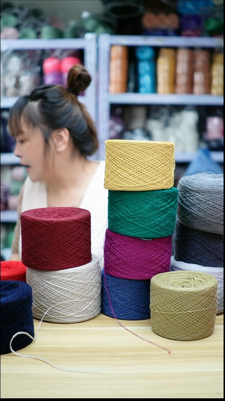 羊毛欢姐手编线A404